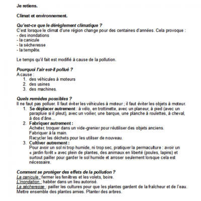 JE RETIENS
